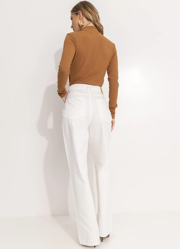 Colcci - Blusa Canelada Marrom 4