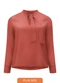 Lunender Mais Mulher - Blusa com Amarração Plus Size Cinza - variação: Laranja