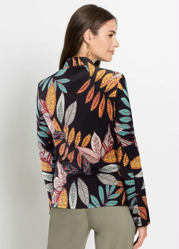 bonprix - Blusa com Amarração Preta 2