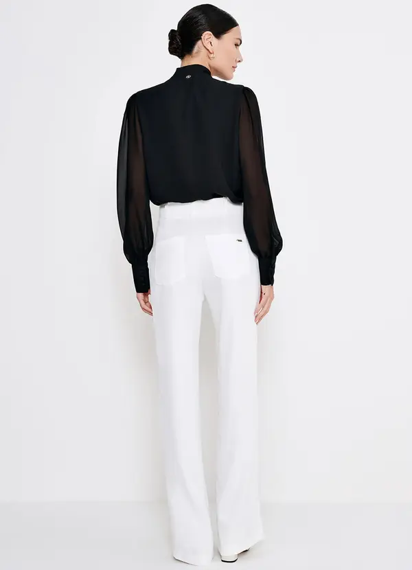 Principessa - Blusa Preta com Laço Vanilde 4