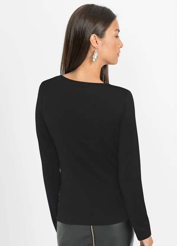 bonprix - Blusa com RecorteOnça Marrom 2