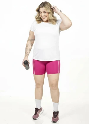 Cobertura - Blusa com Recorte Plus Size Branco - COBERTURA