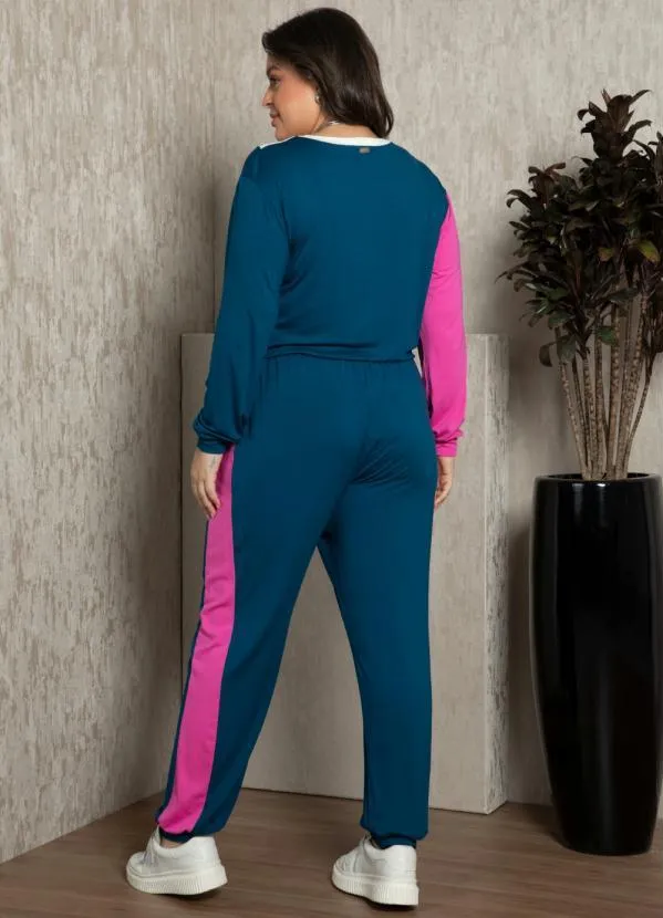 Quintess - Blusa com Recortes Tricolor 9