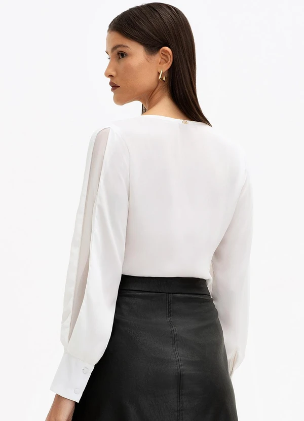 Principessa - Blusa Manga Longa Off White Carin 2