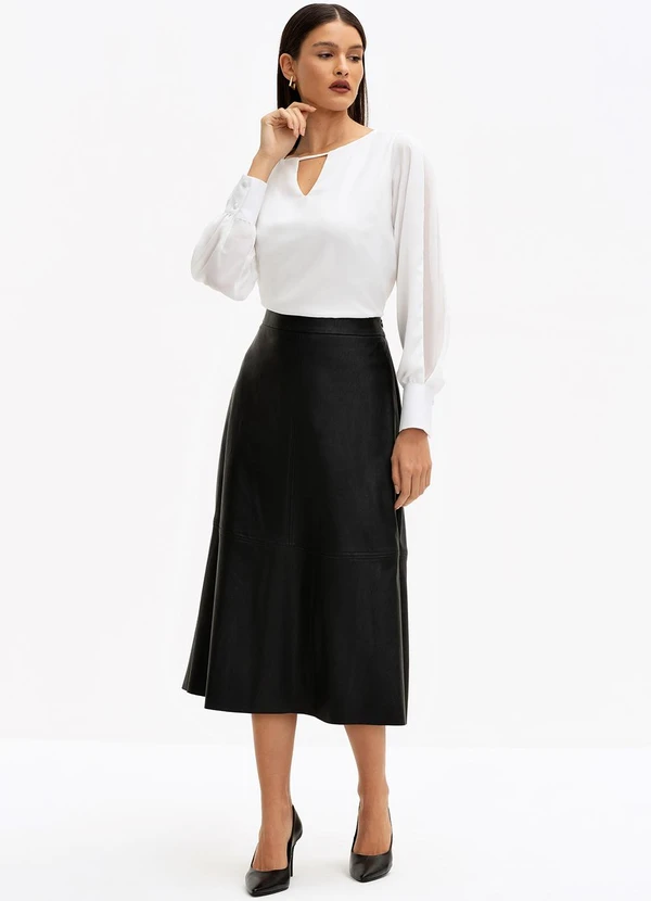 Principessa - Blusa Manga Longa Off White Carin 3