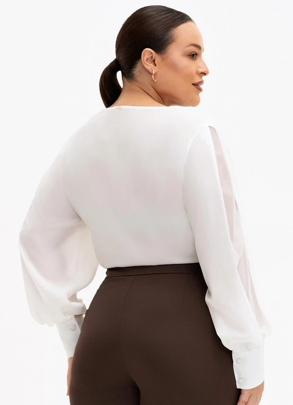 Principessa - Blusa Manga Longa Off White Carin 9