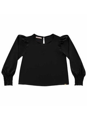 Angel - Blusa Crepe Preto - ANGEL