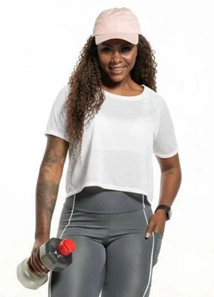 Cobertura - Blusa Cropped Branco - COBERTURA