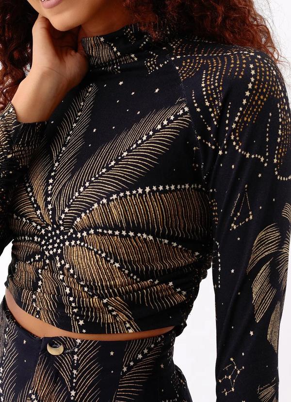 Farm - Blusa Cropped Raglan Estrelada 6