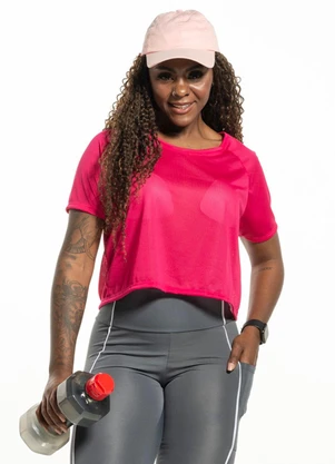 Cobertura - Blusa Cropped Rosa - COBERTURA