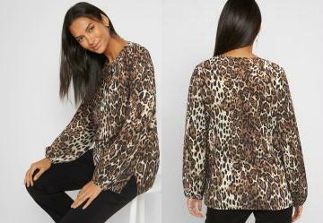 Blusa de Crepe Ona Marrom