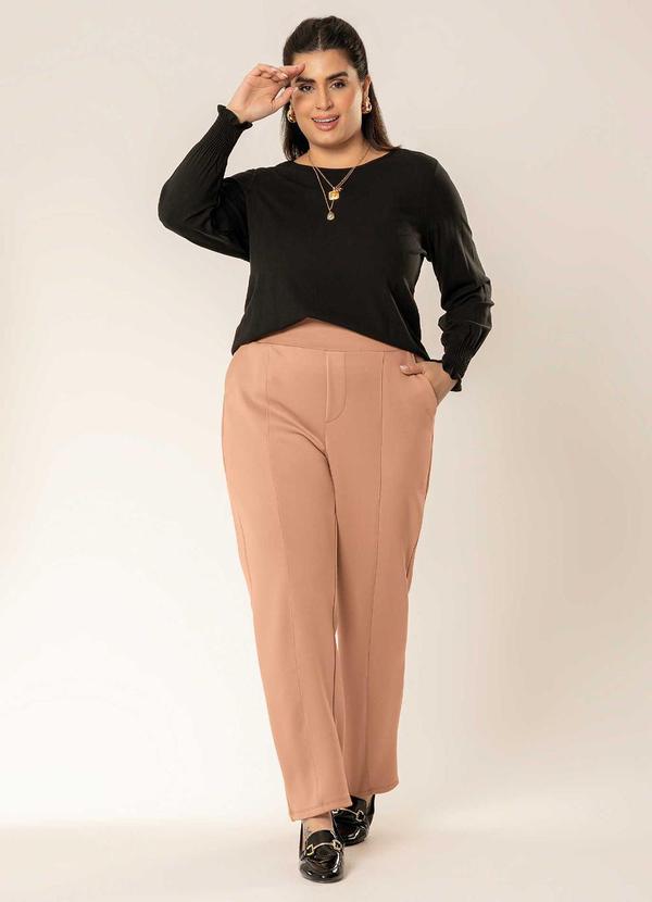 Cativa - Blusa de Manga Comprida e Estampa Rotativa Preto 2