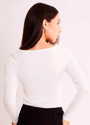 Sofie - Blusa de Manga Longa Allure em Malha Microfibra B - SOFIE