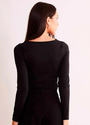 Sofie - Blusa de Manga Longa Allure em Malha Microfibra P - SOFIE