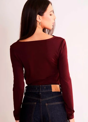 Sofie - Blusa de Manga Longa Allure em Malha Microfibra R - SOFIE