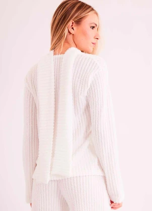 Sofie - Blusa de Manga Longa New Ease em Malha Tricot Maqu - SOFIE