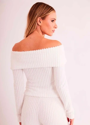 Sofie - Blusa de Manga Longa New Ease Ombro a Ombro em Mal - SOFIE