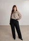 Lunender Mais Mulher - Blusa de Mangas Longas Plus Size em Malha Cinza - variação: Cinza