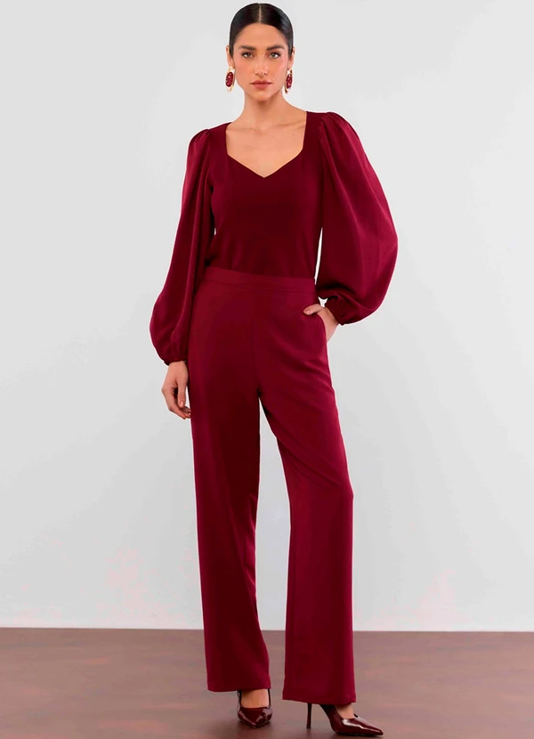 Carlota Costa - Blusa de Mangas Longas Roxo 2