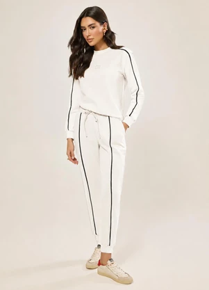 Naguchi - Blusa de Moletom Off White - NAGUCHI