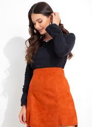 Blusa Decote Canoa Preta