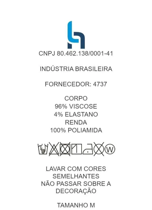 bonprix - Blusa Decote Redondo com Renda Preta 6