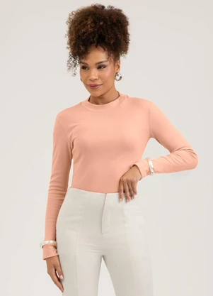 Cativa - Blusa em Algodão  Laranja - CATIVA
