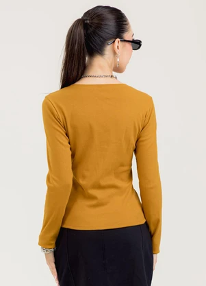 Cativa You - Blusa em Algodão  Laranja - CATIVA YOU