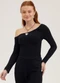 Cativa You - Blusa em Canelado  Preto - variação: Preto