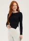 Cativa You - Blusa em Canelado  Preto - variação: Preto