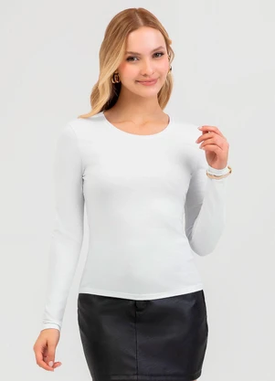 Cativa - Blusa em Cotton Branco - CATIVA