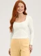 Cativa You - Blusa em Cotton  Preto - variação: Branco