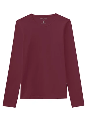 Malwee - Blusa em Cotton Light Feminino Roxo - MALWEE