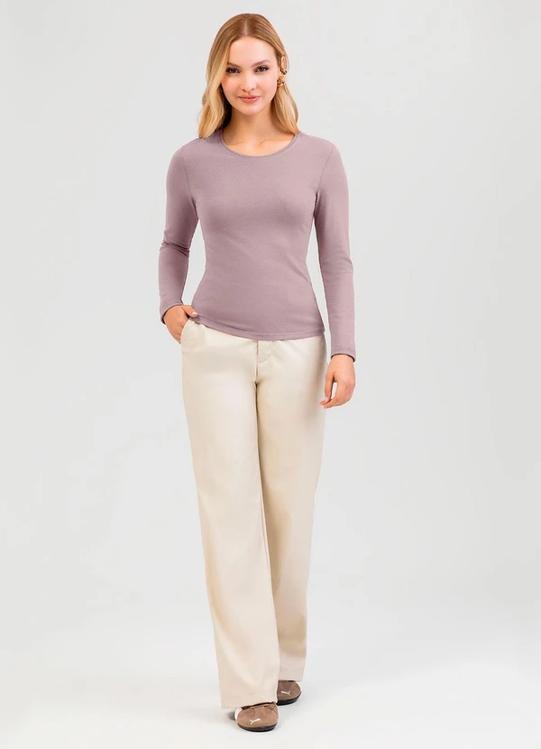 Cativa - Blusa em Cotton Roxo 3