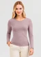 Cativa - Blusa em Cotton Roxo - variação: Roxo