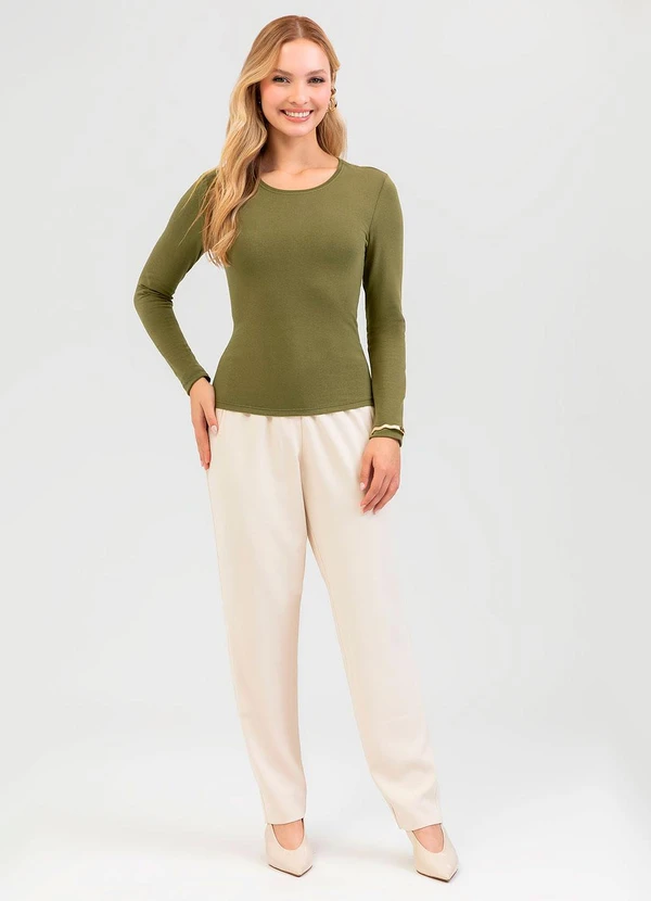 Cativa - Blusa em Cotton Verde 3