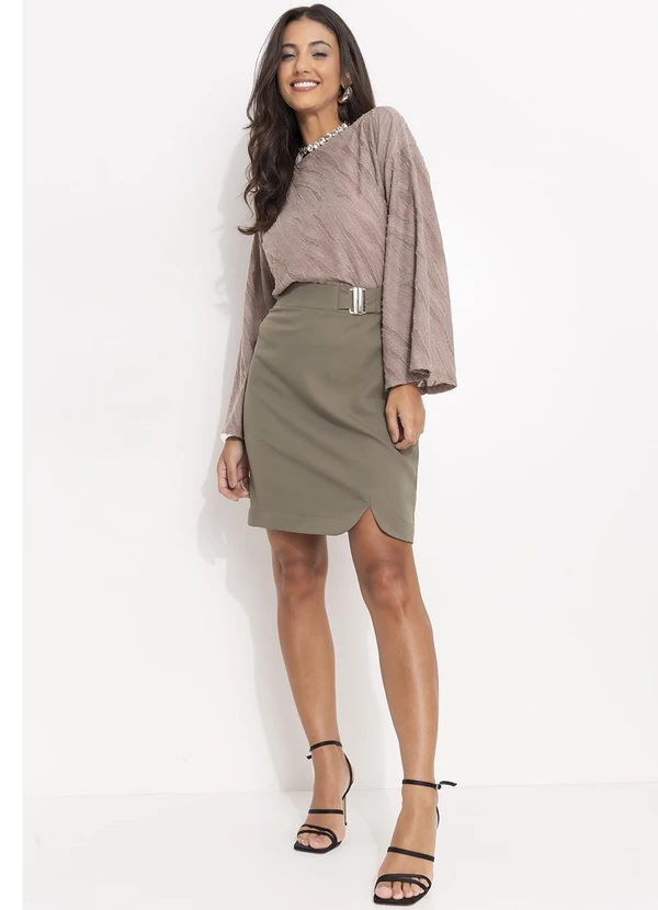 Quintess - Blusa  em Malha Jacquard com Textura. 3