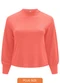 Lunender Mais Mulher - Blusa em Malha Texturizada  Verde - variação: Laranja