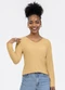 Habana - Blusa em Misturinha Preto - variação: Amarelo