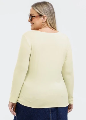 Habana - Blusa em Misturinha Amarelo  - HABANA