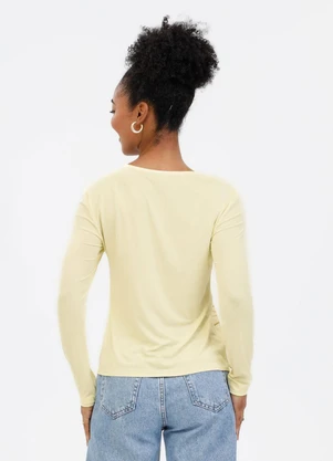Habana - Blusa em Misturinha Amarelo  - HABANA