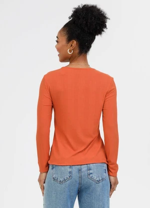 Habana - Blusa em Misturinha Laranja - HABANA
