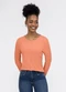 Habana - Blusa em Misturinha Laranja - variação: Laranja
