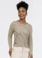 Habana - Blusa em Misturinha Marrom  - variação: Marrom