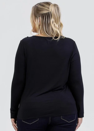 Habana - Blusa em Misturinha Preto - HABANA