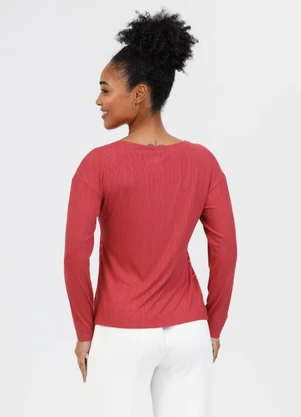 Habana - Blusa em Misturinha Vermelho - HABANA