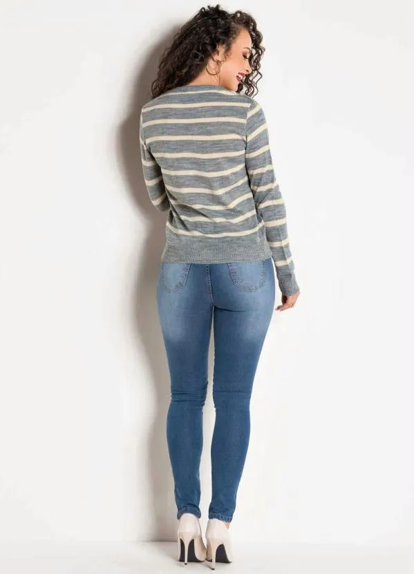 Rosalie - Blusa em Tricô Listrada Janine 4