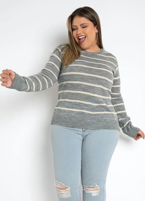 Rosalie - Blusa em Tricô Listrada Janine 5