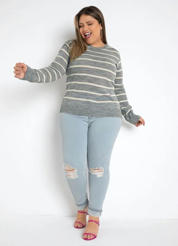 Rosalie - Blusa em Tricô Listrada Janine 7