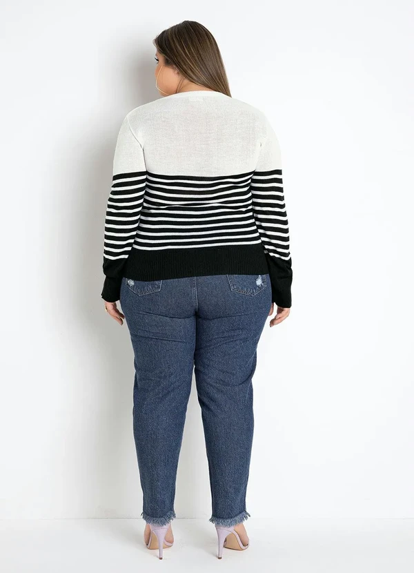Rosalie - Blusa em Tricô Listrada 8